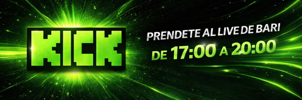 Kick — Live de 17:00 a 20:00 (Argentina)